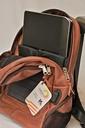 Brown Chedza Solar Backpack